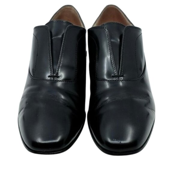 TORY BURCH~Ryder Loafer~SOFT BOXCALF BLACK LEATHER WOMENS SHOES SIZE 7 - Picture 4 of 7